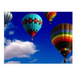 Ballon-Rennen - Postkarte