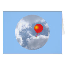 Ballon Wolken balloon clouds Karte