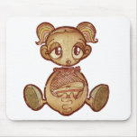Ballonkopfmädchen mousepads