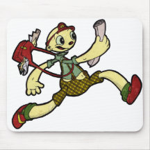 Balloonhead Briefträger - mousepad