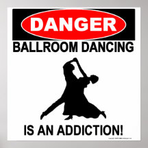 Ballsaal-Sucht-Plakat
