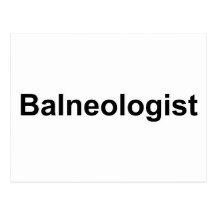 Balneologist Postkarten
