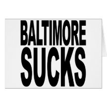 Baltimore ist zum Kotzen Grußkarte
