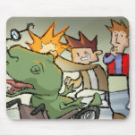 Bam! Lochte total einen Dino Mauspads