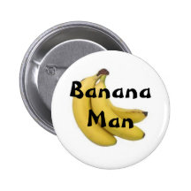 Bananen-Mann-Knopf Buttons