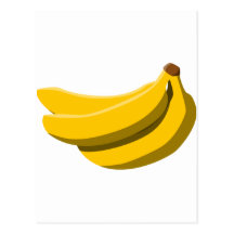 Bananen-Verrücktheit! Postkarte