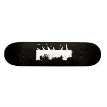Band auf Bühne-Konzert-Silhouette B&W Personalisierte Decks