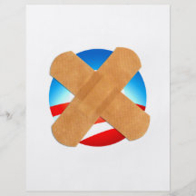 Band-Hilfe nein zu Obamascare Individuelle Flyer