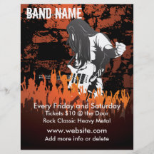 Band-Konzert-Musik-Flyer