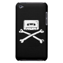 Band-u. Knochen-Musik-Piraten-Piraterie-ZuhauseTap iPod Touch Etuis