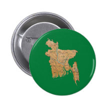 Bangladesch-Karten-Knopf Anstecknadelbutton