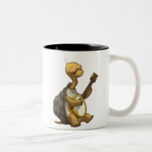 Banjo-Strummin' Schildkröten-Becher Kaffeetasse