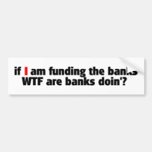 Banken Autoaufkleber