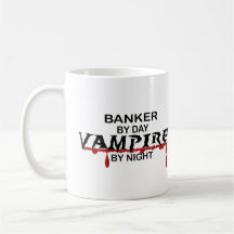 Banker bis zum Tag, Vampir bis zum Nacht Tee Haferl
