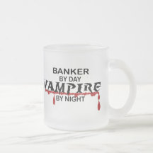 Banker bis zum Tag, Vampir bis zum Nacht Teetasse