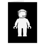 Banksy Art-Astronaut Minifig Grußkarte