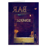 Bar-Aufenthaltsraum - Steinstraße NYC Grußkarte