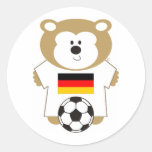 BÄR DEUTSCHLAND RUNDE AUFKLEBER