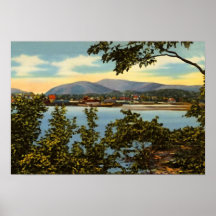 Bar-Hafen Maine Plakat