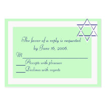Bar/Schläger Mitzvah Einladungs-Wartekarte visitenkarten