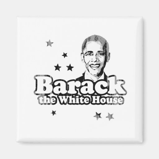 Barack das Weiße Haus Faded.png Magnets