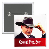 Barack Obama - am coolsten. Präsident. Überhaupt buttons