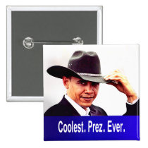 Barack Obama - am coolsten. Präsident. Überhaupt buttons