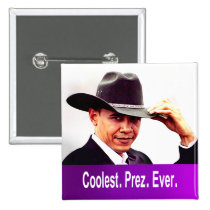 Barack Obama - am coolsten. Präsident. Überhaupt buttons