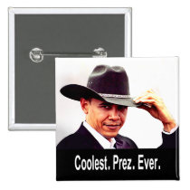 Barack Obama - am coolsten. Präsident. Überhaupt buttons