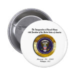 BARACK OBAMA EINWEIHUNGS-TAG ANSTECKNADELBUTTONS