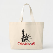 Barack Obama Freiheitsstatue 2008 Taschen-Tasche