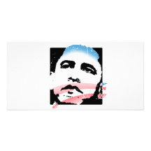 Barack Obama für Hoffnungs-T-Shirt Foto Grußkarte
