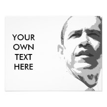 Barack Obama G Ankündigungskarte