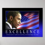 Barack Obama Leistungs-Plakat