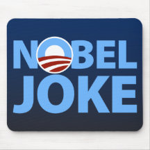Barack Obama: Nobel-Witz Mauspad