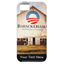 Barack Obama Präsidentenkampagnen-Scheune iPhone 5 Etui