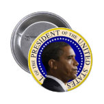 Barack Obama - Präsidentenprofil-Knopf Button