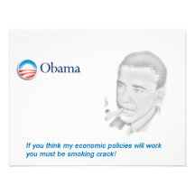 Barack Obama Protest Personalisierte Ankündigung