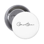 Barack Obama Unterzeichnungs-Reihe (Schwarzes) Anstecknadelbutton