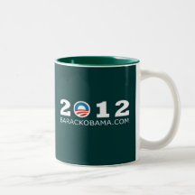 Barack Obama Wiederwahl-Entwurf 2012 Tassen