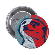 Barack Omeerkat Abzeichen Button
