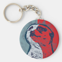 Barack Omeerkat Keychain Schlüsselband