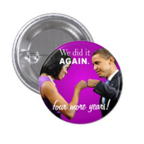 Barack und Michelle Obama Siegfauststoß buttons
