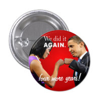 Barack und Michelle Obama Siegfauststoß buttons
