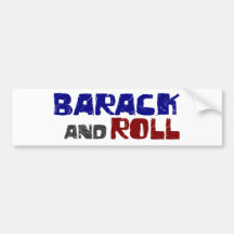 Barack und Rolle Auto Sticker