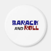 Barack und Rolle Kühlschrankmagnet