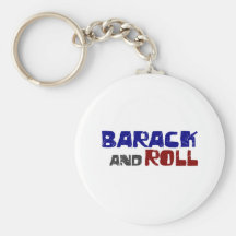 Barack und Rolle Schlüsselanhänger