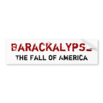 Barackalypse autoaufkleber