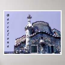 Barcelona-Architektur, Fahrwerk-Plakat