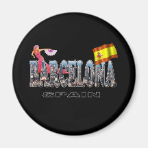 Barcelona Spanien Magnete